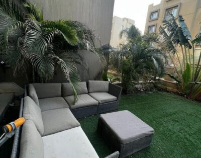 Furnished apartment with garden in The Village Gate – NEW CAIRO by palm hills